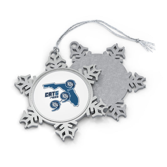 Academy at the Lakes Pewter Snowflake Ornament