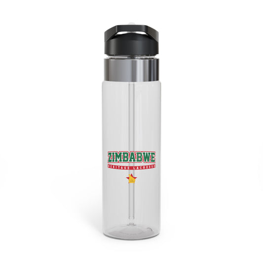 Zimbabwe Lacrosse Tritan Sport Water Bottle (20oz)