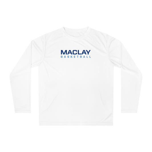 Adult Maclay Basketball Team 365 Performance Long Sleeve Shirt