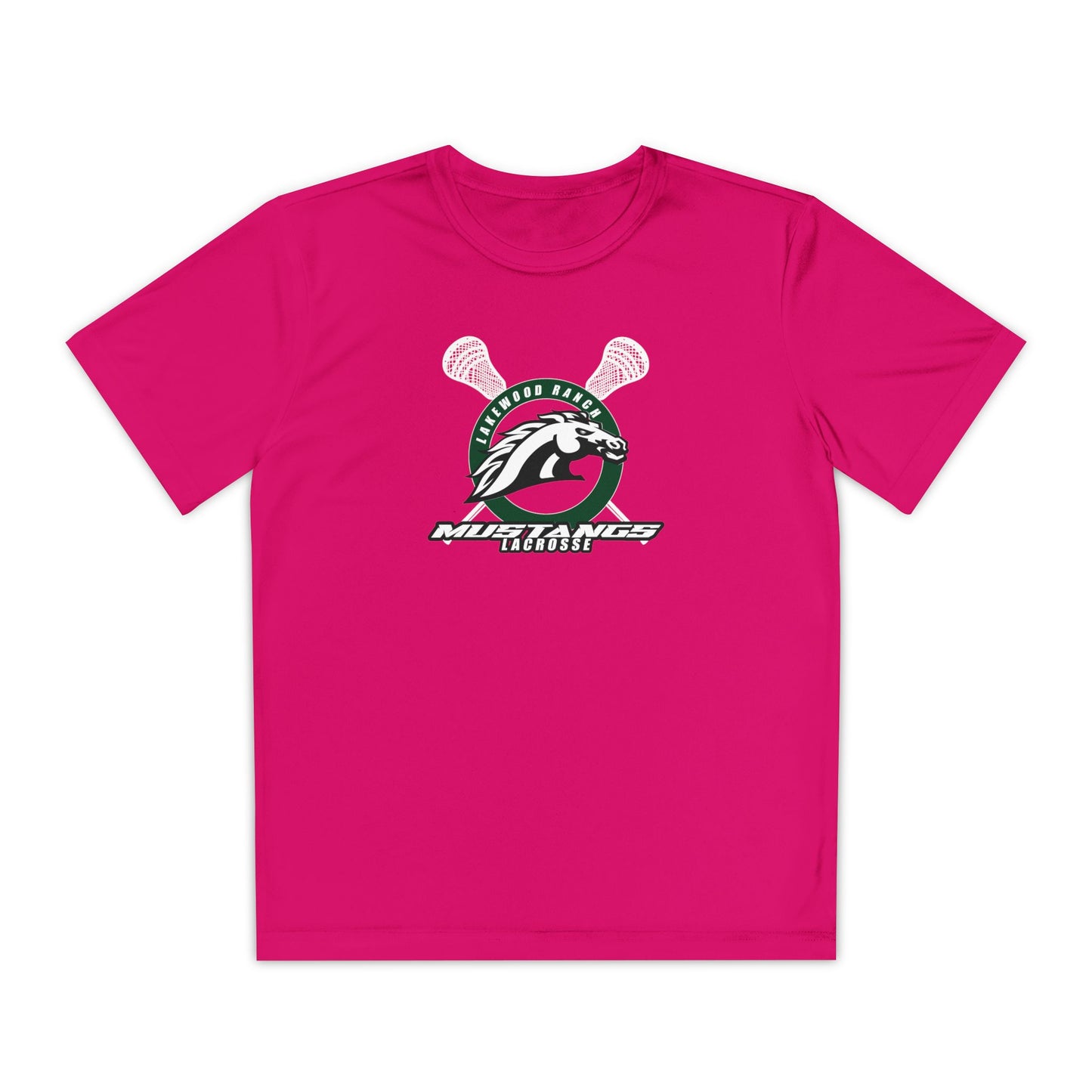 Youth Mustangs Lacrosse Sport-Tek Performance T-Shirt