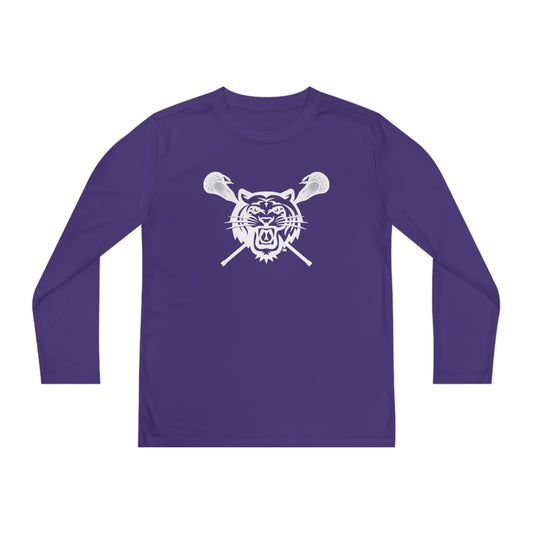 Youth Tiger Lax Sport-Tek Performance Long Sleeve