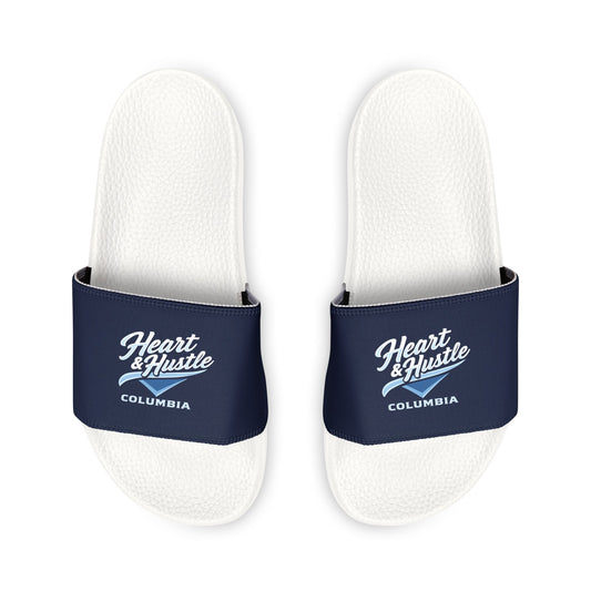 Youth Heart and Hustle Baseball Slide Sandals
