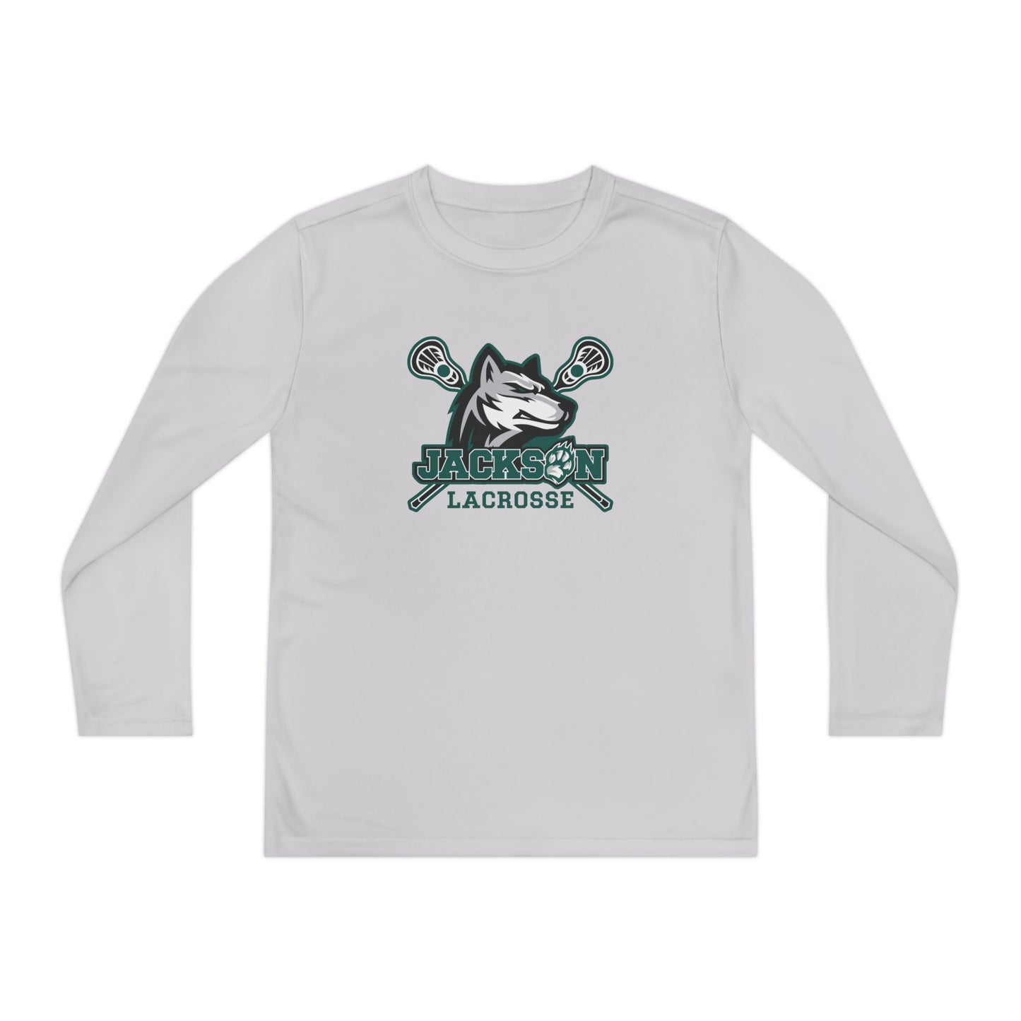 Youth Jackson Lacrosse Sport-Tek Performance Long Sleeve Shirt