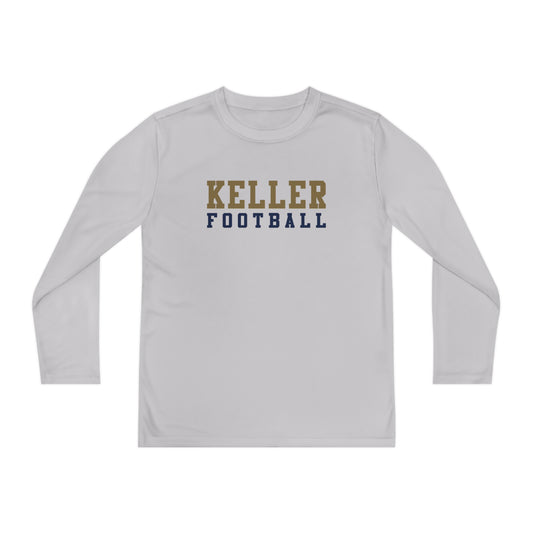 Youth Keller Football Sport-Tek Performance Long Sleeve