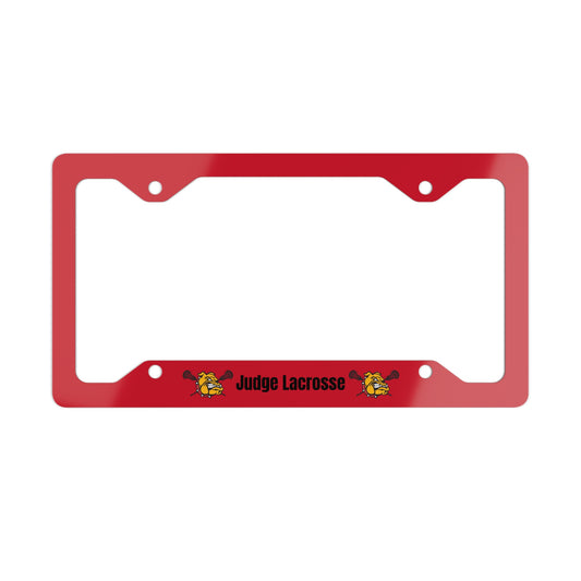 Judge Lax Spirit Metal License Plate Frame