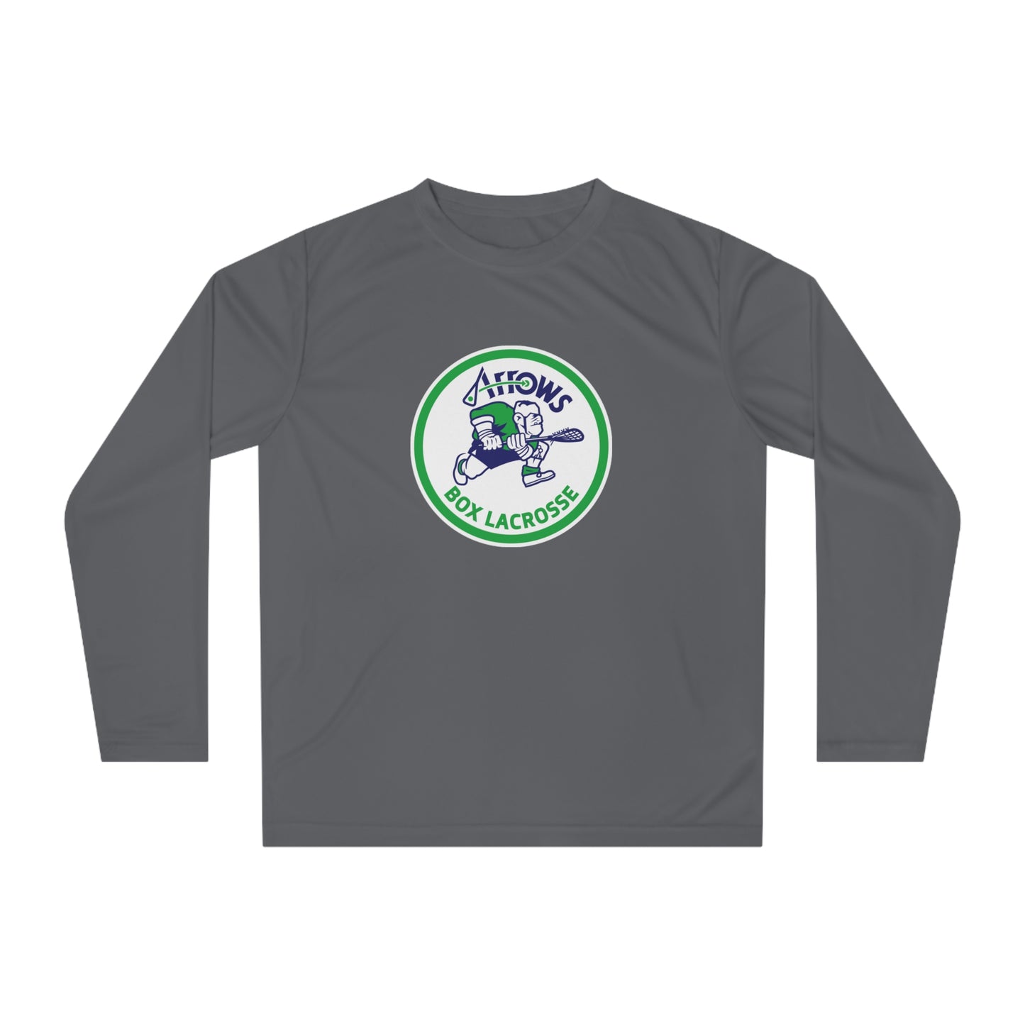 Adult Maryland Arrows Box Lacrosse Team 365 Performance Long Sleeve Shirt