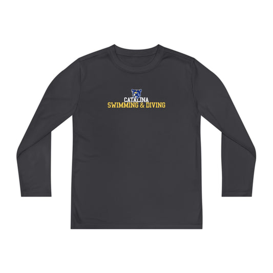 Youth Catalina Swimming & Diving Sport-Tek Performance Long Sleeve Shirt