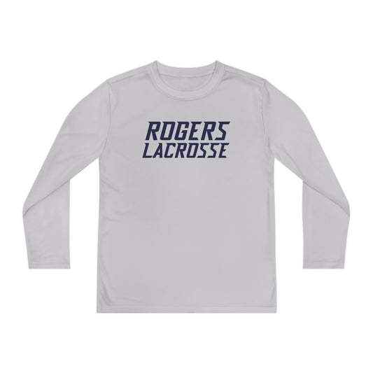 Youth Rogers Lacrosse Sport-Tek Performance Long Sleeve