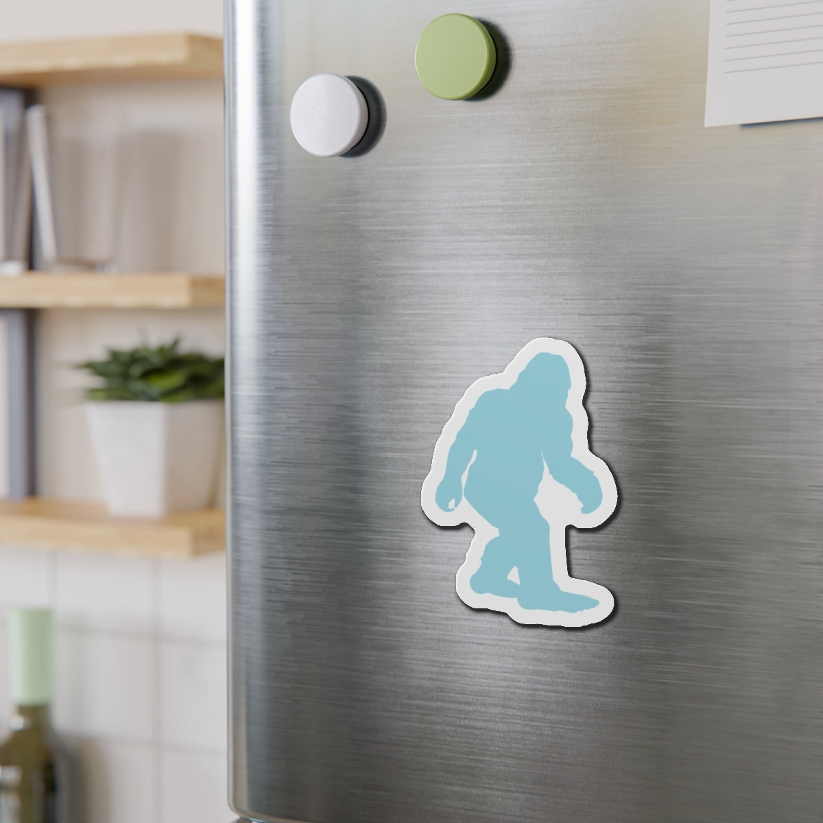 Sasquatch Lacrosse Die-Cut Magnet