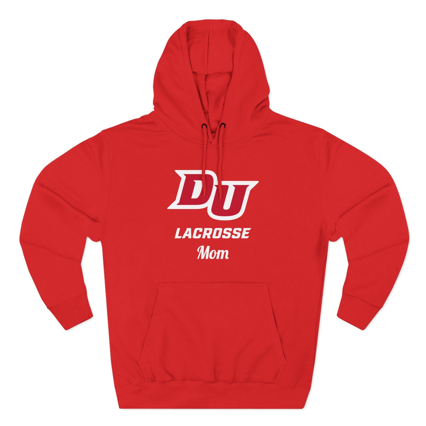 Adult Drury Lacrosse Premium Pullover Hoodie - Mom