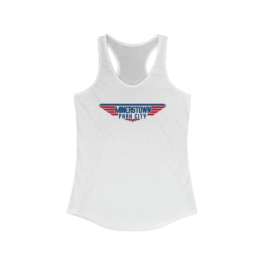 Women's Minerstown Next Level Racerback Tank