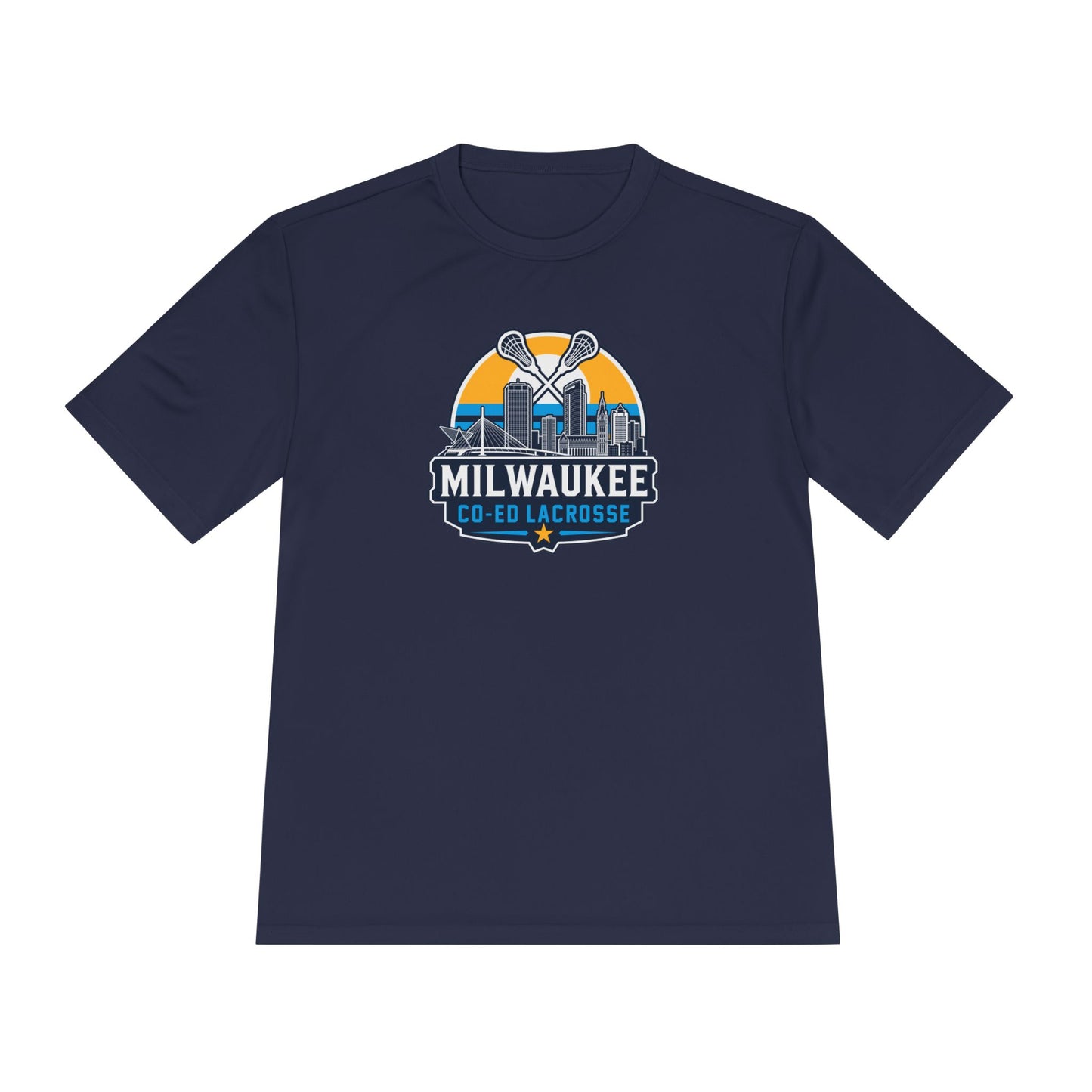 Adult Milwaukee Coed Lacrosse Club Sport-Tek Performance Shirt