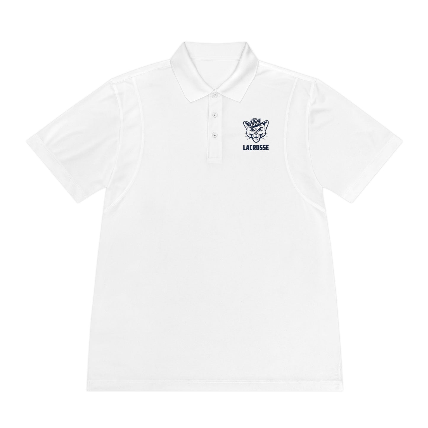 Adult Evergreen Cougars Lacrosse Sport-Tek Performance Polo
