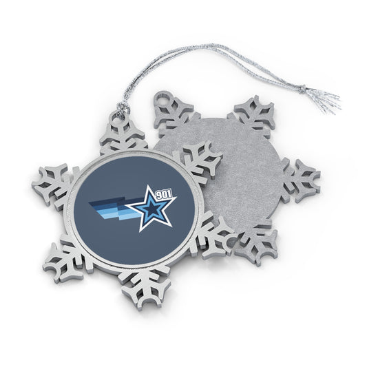 Stars 901 Pewter Snowflake Ornament