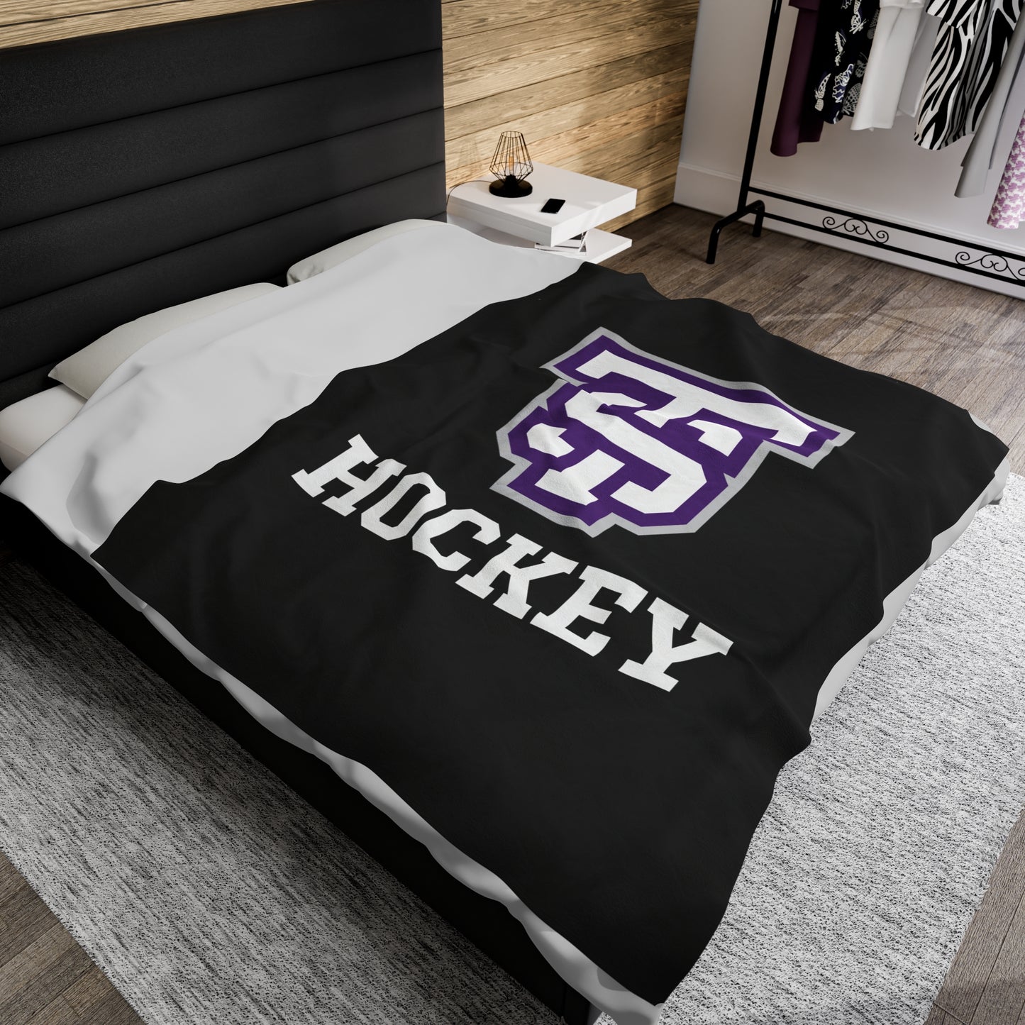 UST Club Hockey Velveteen Plush Blanket (60" x 80")