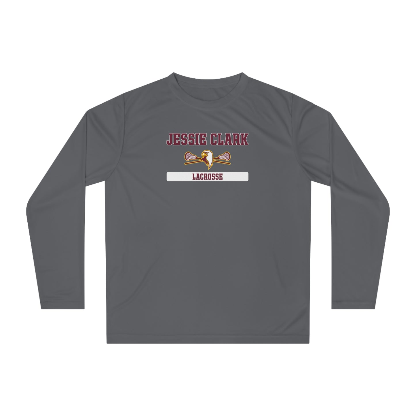 Jessie Clark Lacrosse Unisex Performance Long Sleeve Shirt