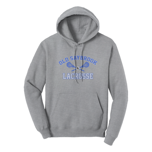 Adult OS Rams Port & Company Fleece Hoodie