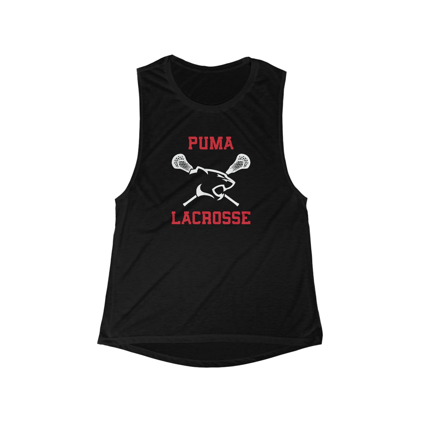 Women's Puma Lacrosse Bella + Canvas Flowy Scoop Sport Tank