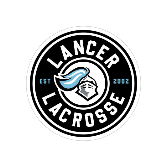 Lancer Lacrosse Transparent Outdoor Sticker