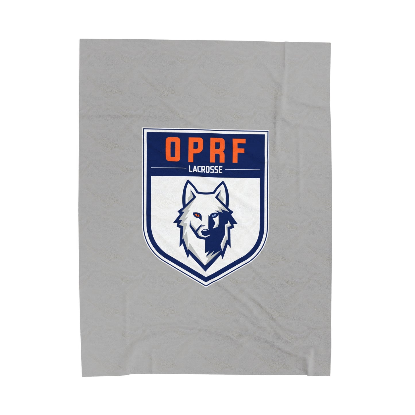OPRF Girls Lacrosse Velveteen Plush Blanket (60" x 80")
