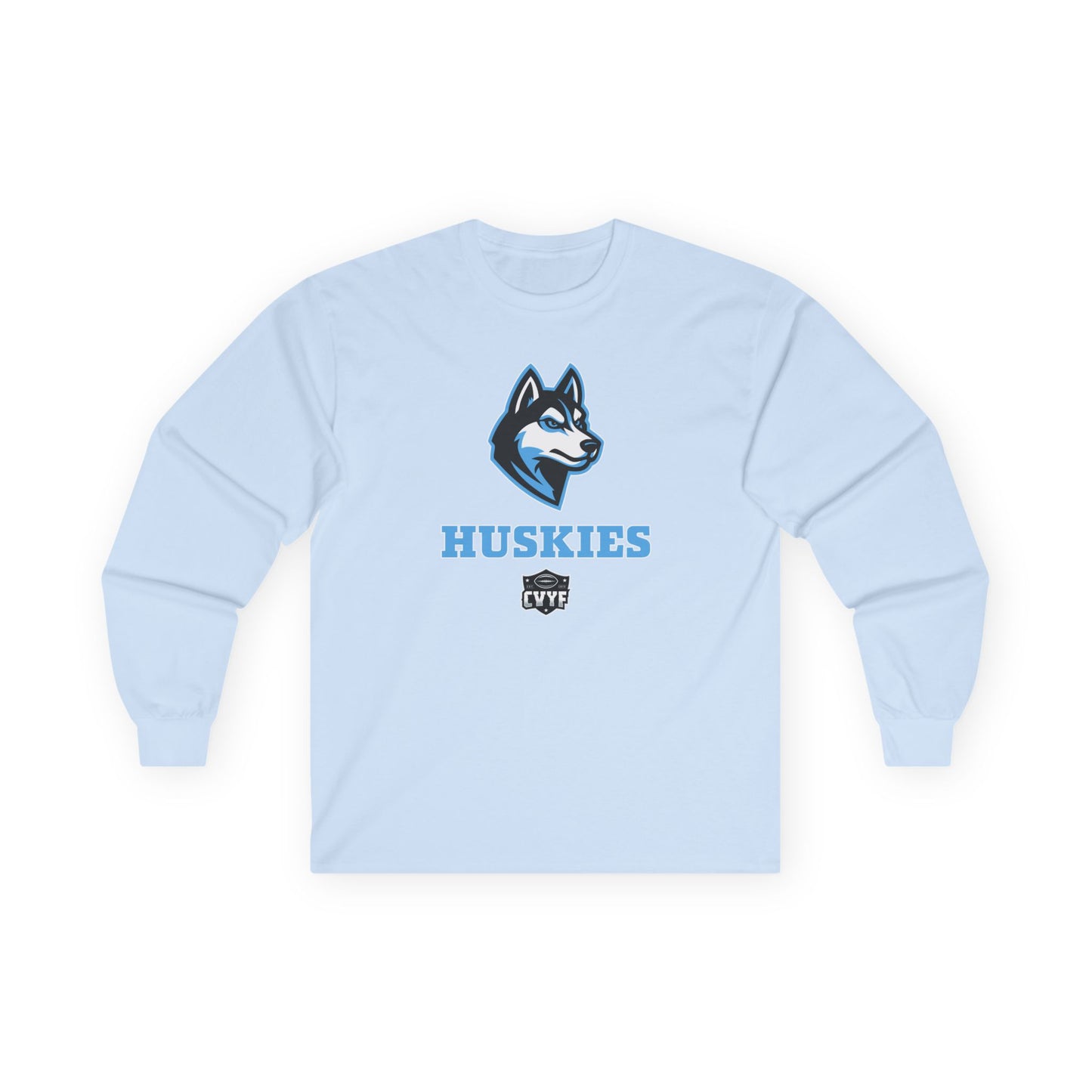 Adult Huskies Gildan Ultra Cotton Long Sleeve