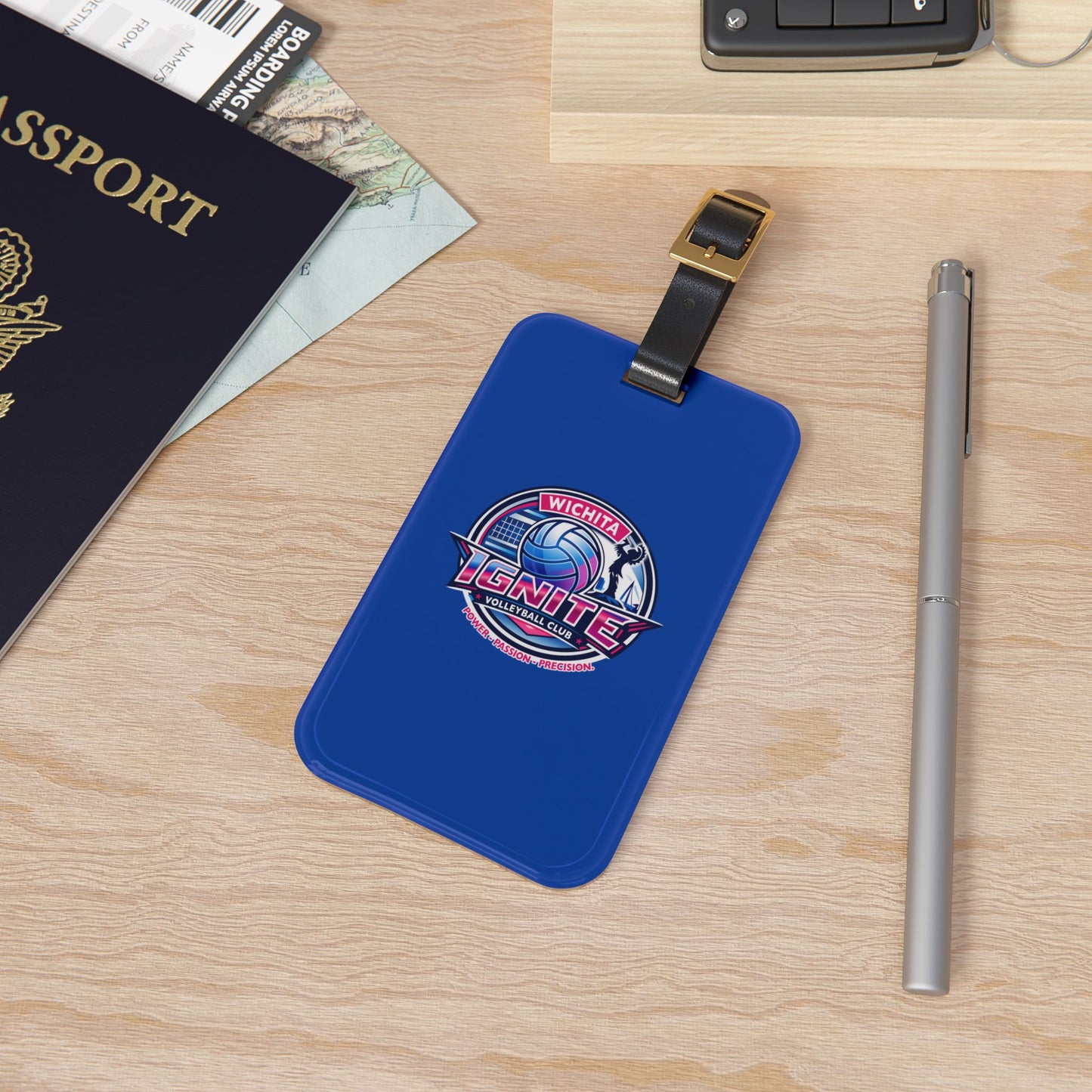 Wichita Ignite Volleyball Luggage Tag