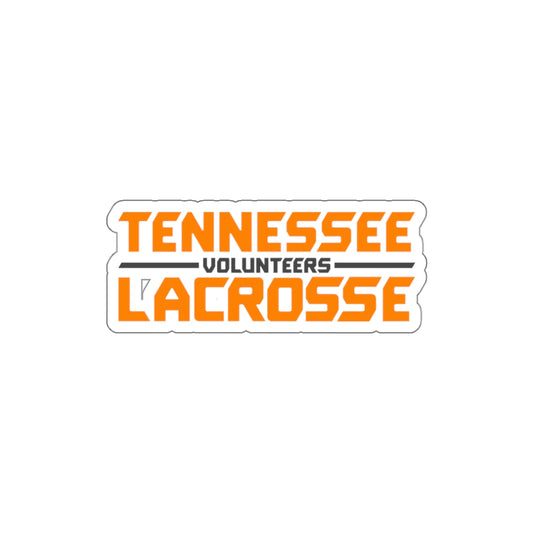 Tennessee Lacrosse Die-Cut Sticker (3x3, 4x4)
