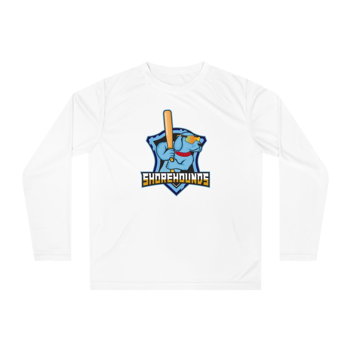 Adult Shorehounds Softball Team 365 Performance Long Sleeve Shirt