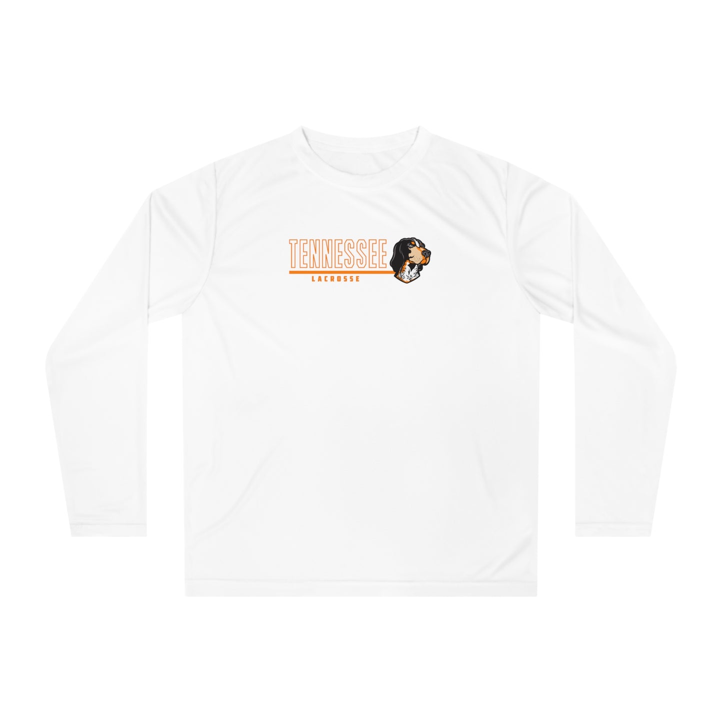 Adult Tennessee Lacrosse Performance Long Sleeve Shirt