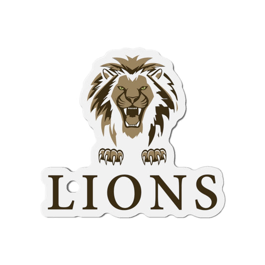 Lions Die-Cut Magnet