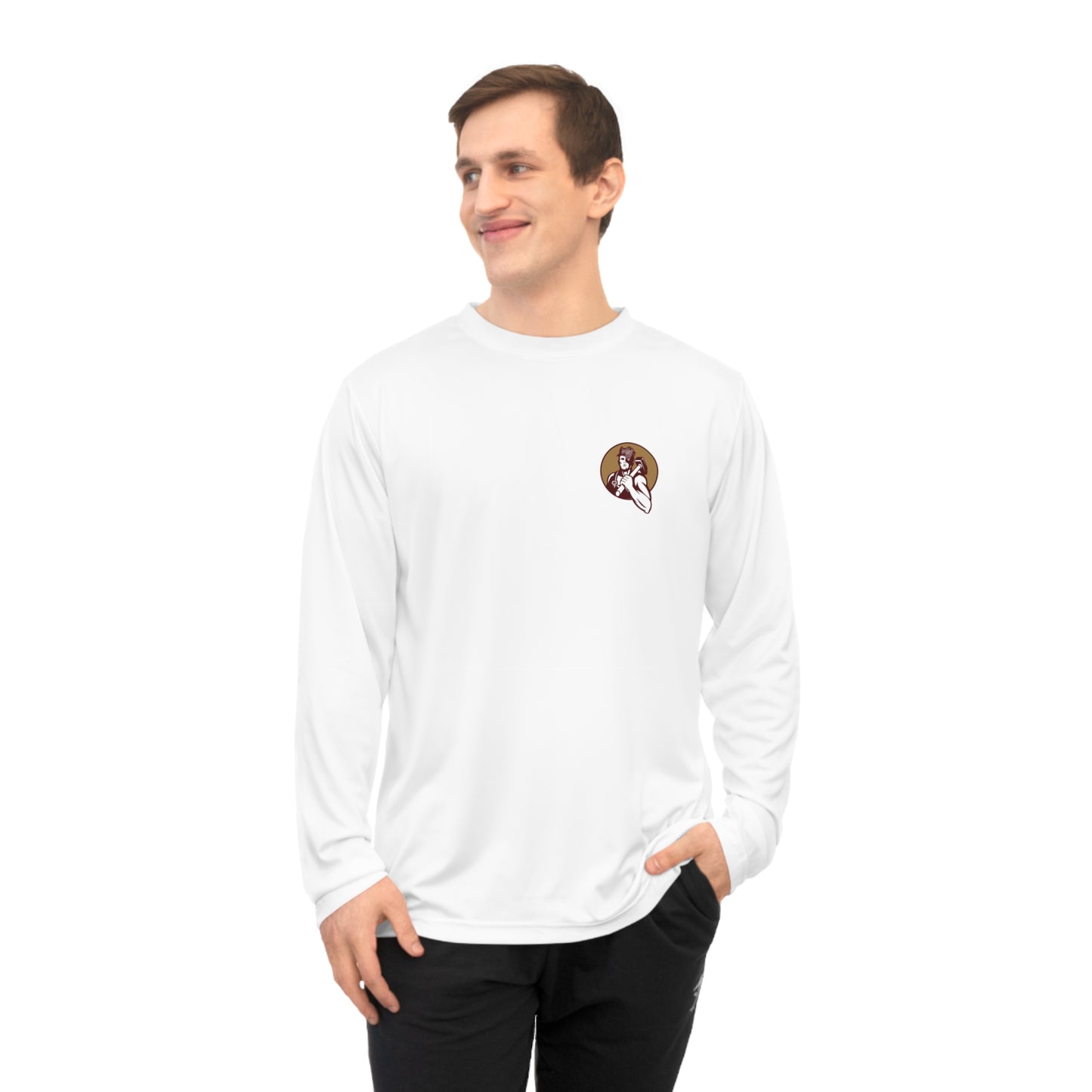 Adult Brunswick Wrestling Team 365 Performance Long Sleeve
