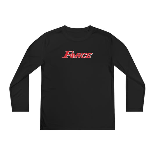 Youth Colorado Force Softball Sport-Tek Performance Long Sleeve Shirt