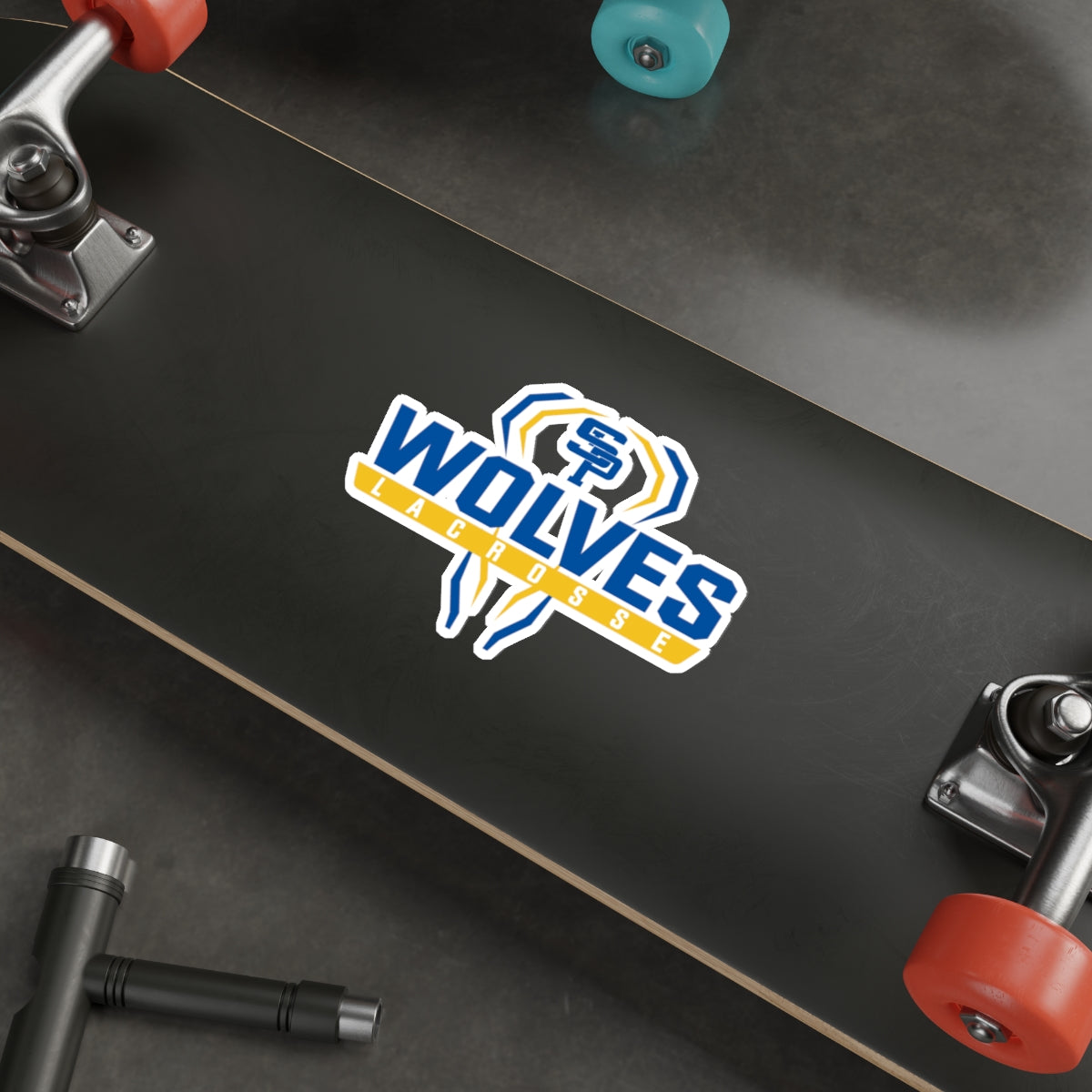 Saint Paul's Wolves Lacrosse Die Cut Stickers