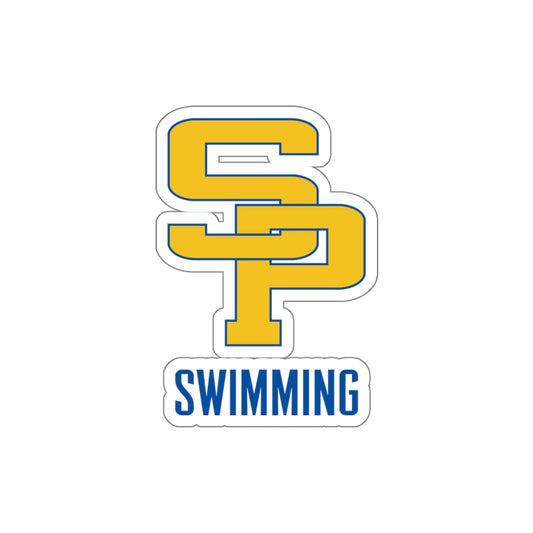 St. Paul's Swimming Die Cut Stickers