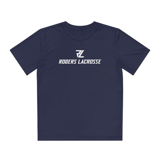 Youth Rogers Lacrosse Sport-Tek Performance Tee