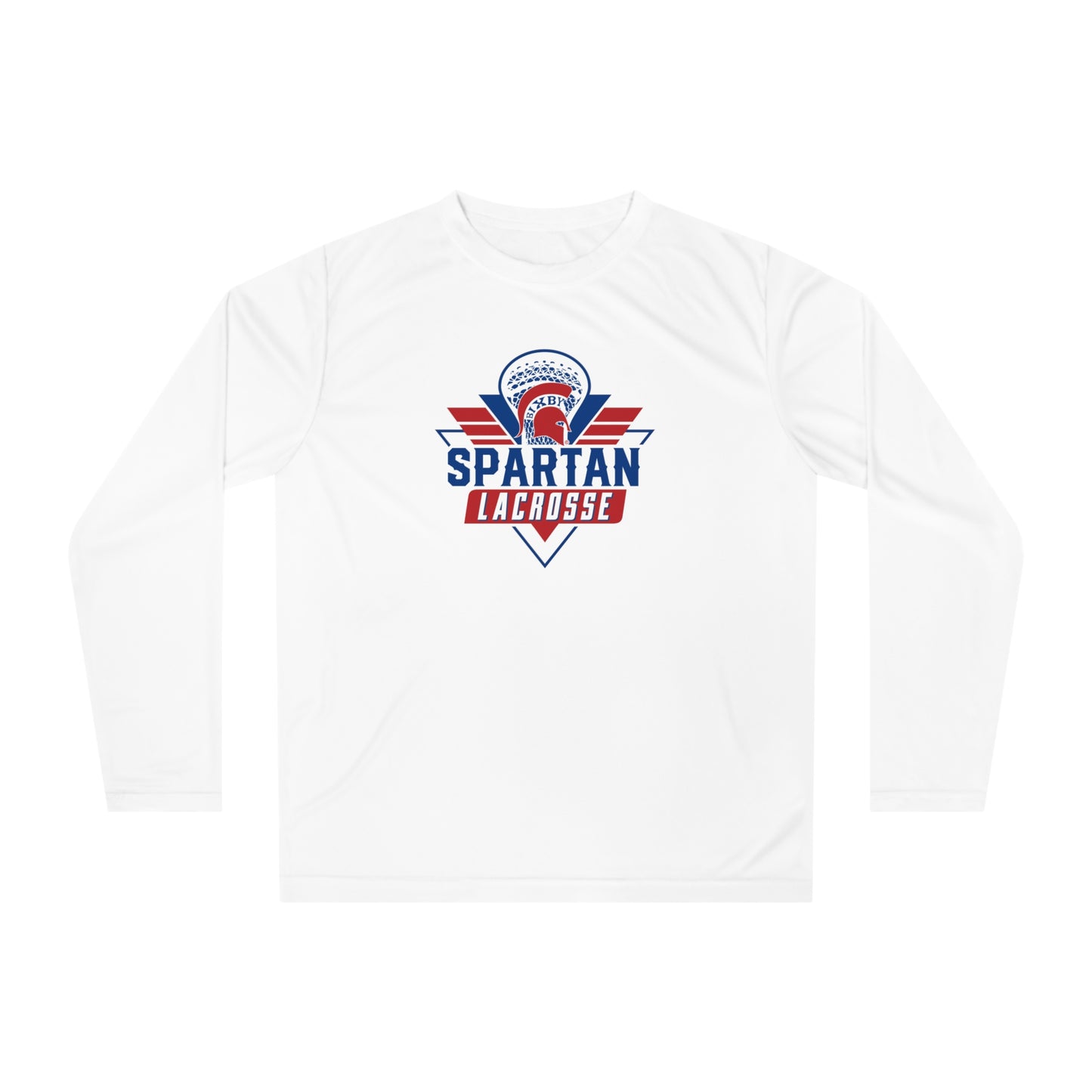 Adult Bixby Spartan Lacrosse Team 365 Performance Long Sleeve