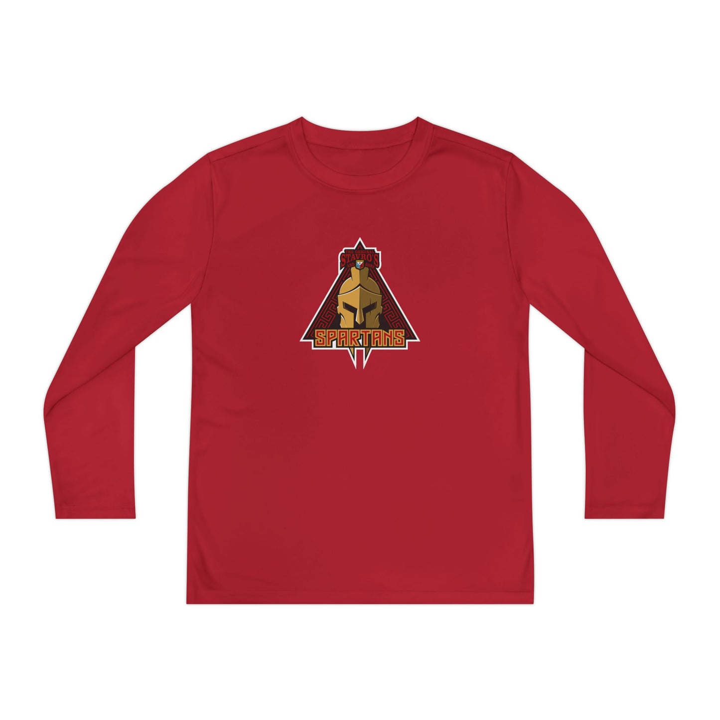 Youth Spartans Sport-Tek Performance Long Sleeve Shirt