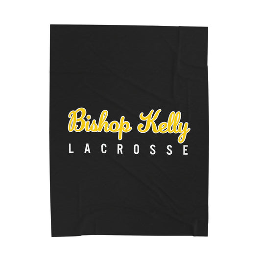 Bishop Kelly Lacrosse Velveteen Plush Blanket