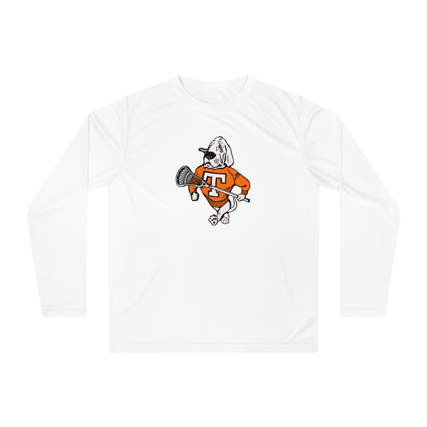 Adult Tennessee Lacrosse Performance Long Sleeve Shirt