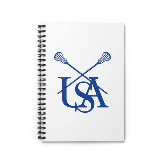 USA Lacrosse Spiral Notebook - Ruled Line (8" x 6")