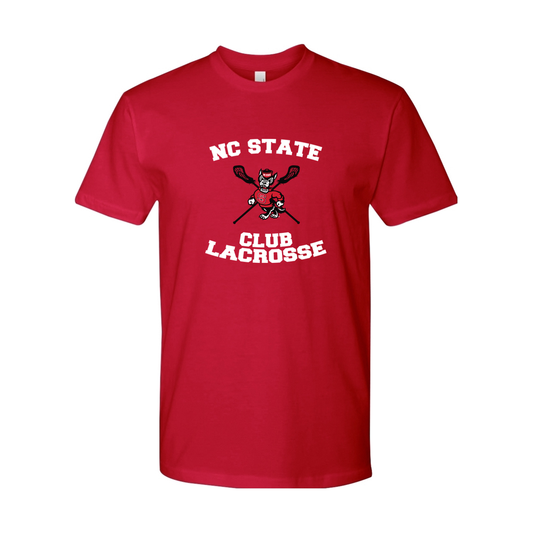 NC State Club Lacrosse Next Level Tee - Red