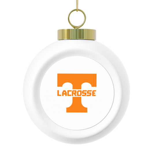 Tennessee Lacrosse Christmas Ball Ornament