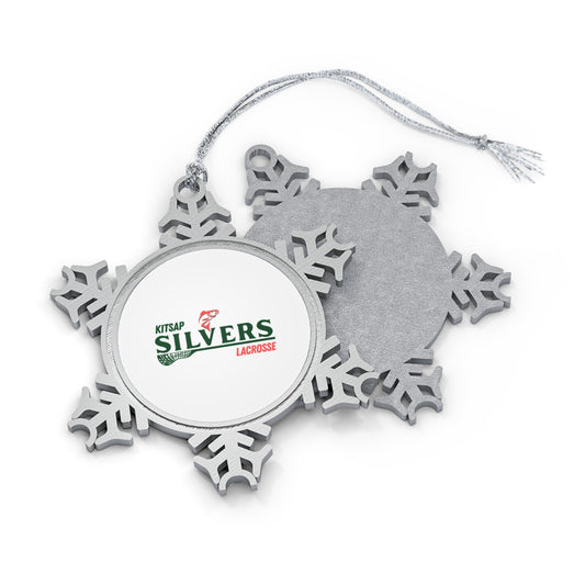 Kitsap Silvers Pewter Snowflake Ornament