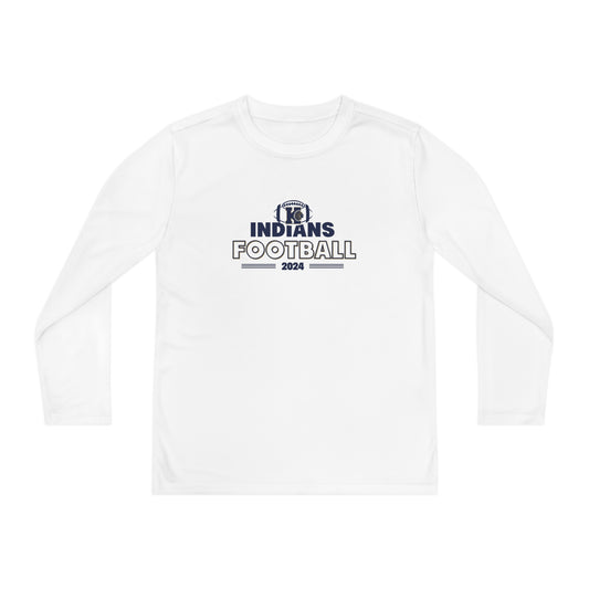 Youth Keller Football Sport-Tek Performance Long Sleeve Shirt