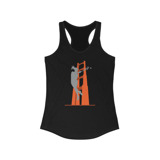 Women's San Francisco Riptide Next Level Racerback Tank | Silhouette