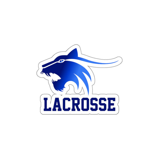 Springdale Wildcats Lacrosse Die-Cut Sticker
