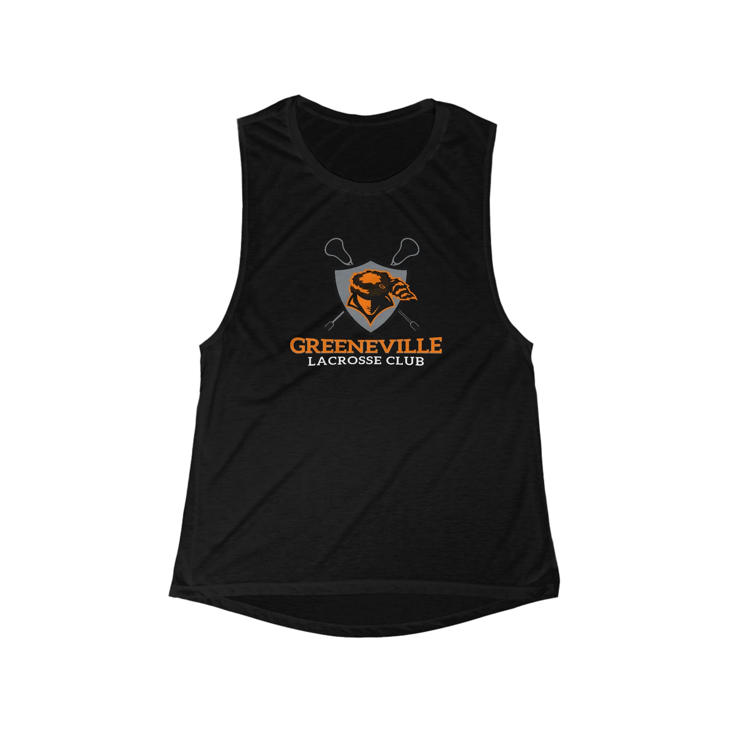 Women's Greeneville Lacrosse Bella + Canvas Flowy Scoop Sport Tank