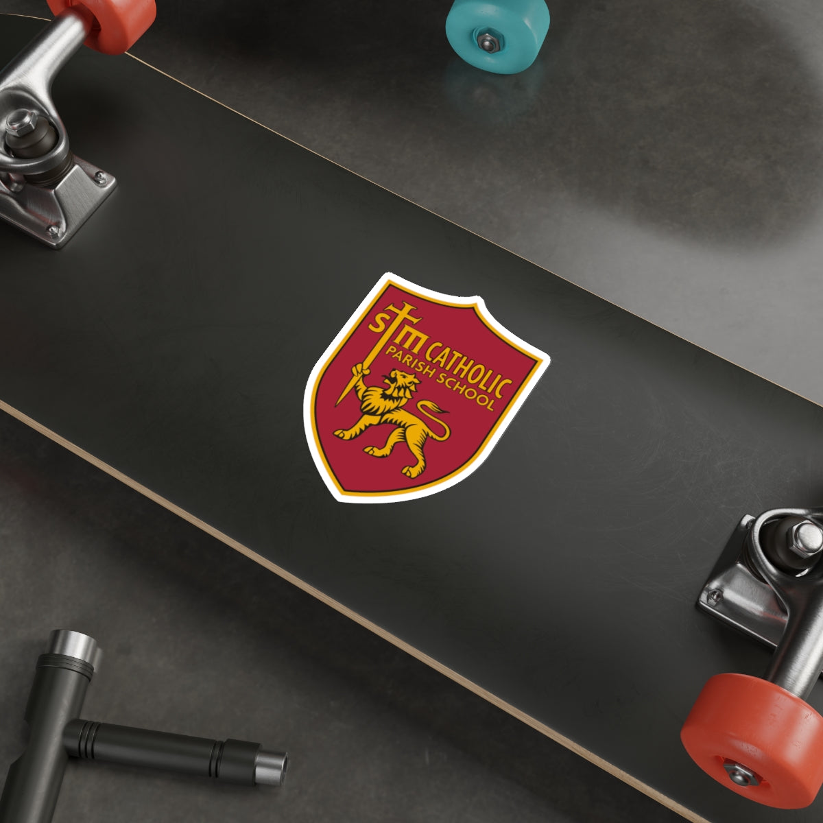 STM Catholic Die-Cut Sticker