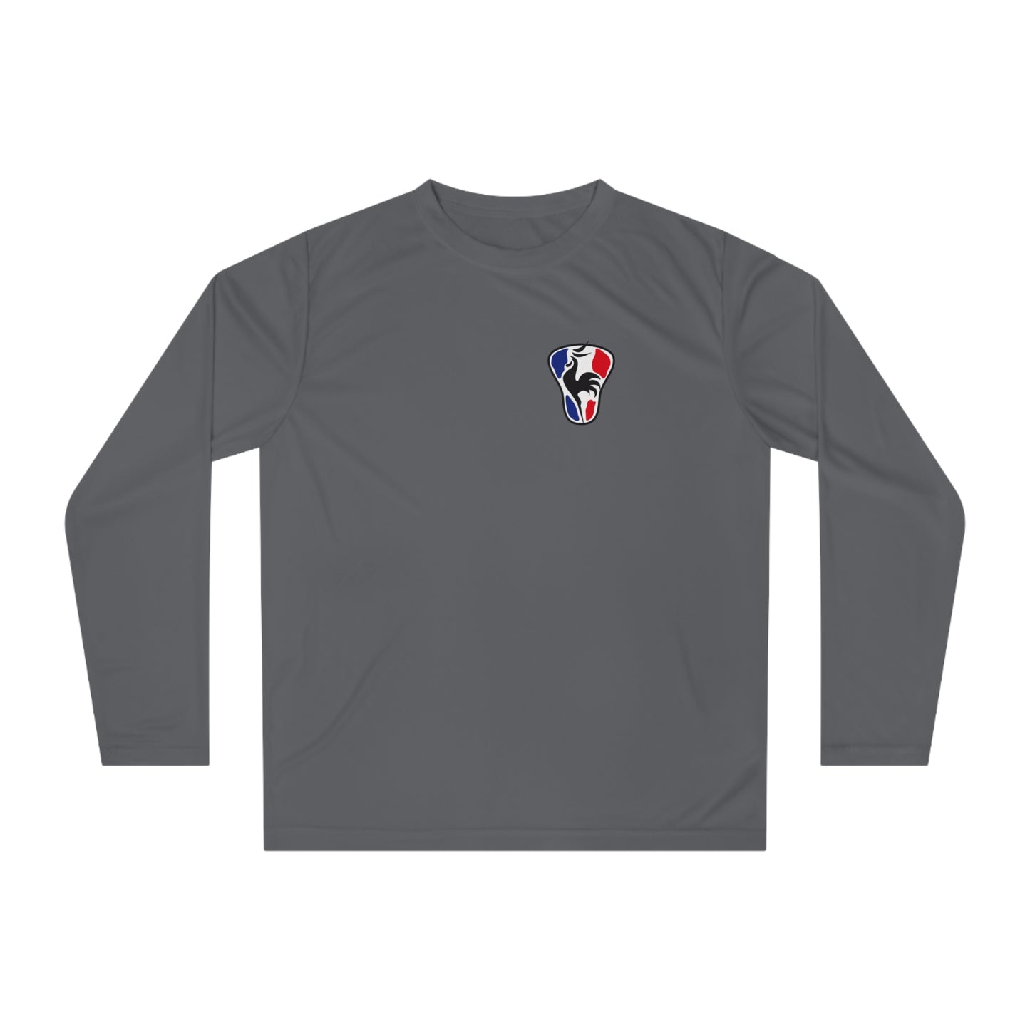 Adult France Lacrosse Team 365 Performance Long Sleeve Shirt