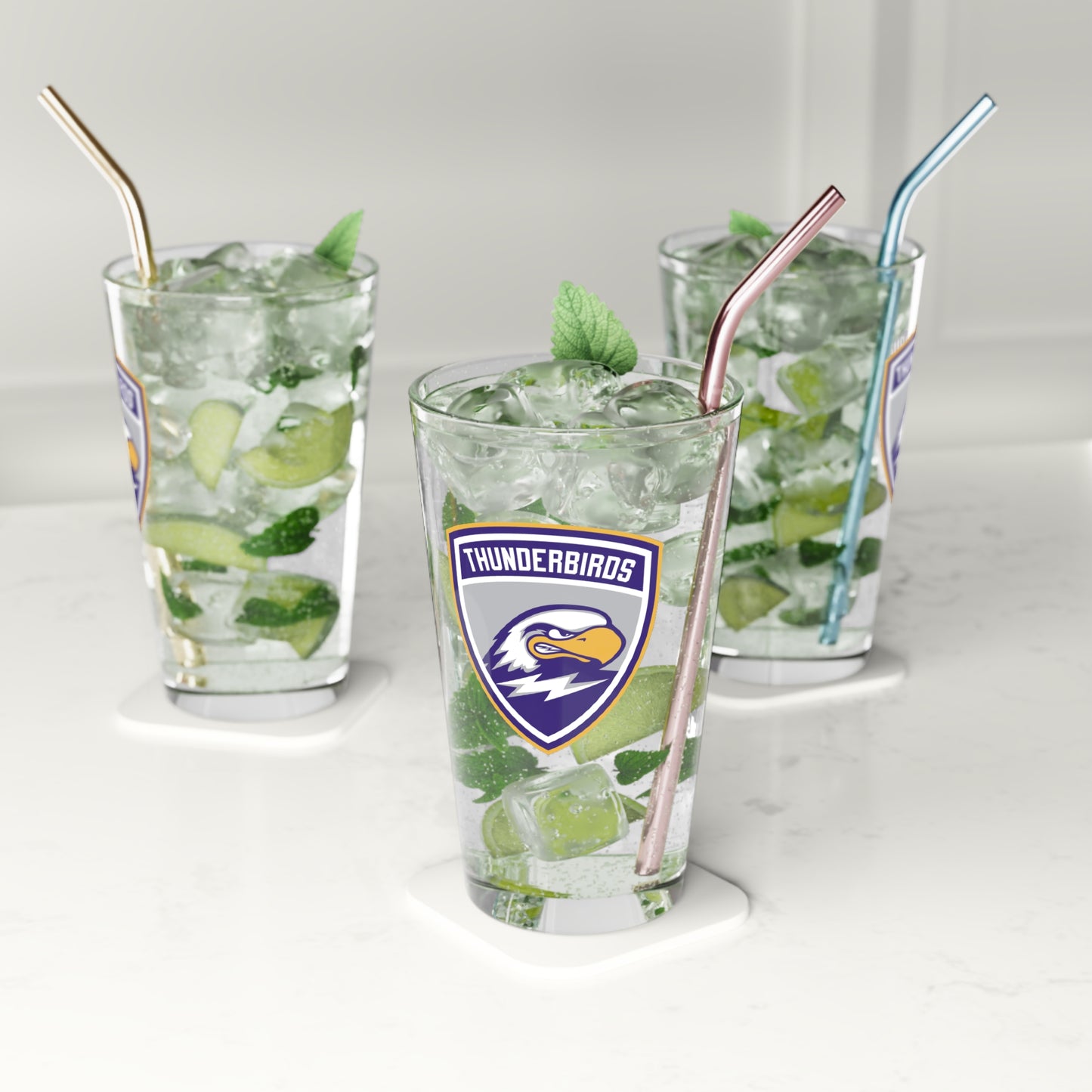 Thunderbirds Hockey Pint Glass - 16oz